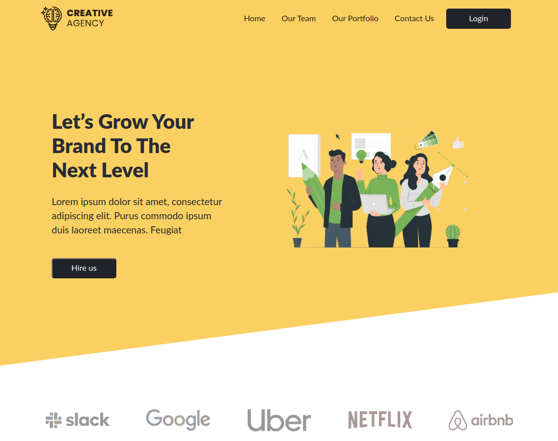 Creative Agency -A Selling Website